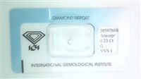  Pierre certifiée Sommer in Diamant Diamante 0.23 Ct 395976080 - 395976080